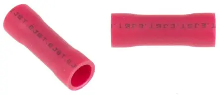 Produktfoto 1 von JST FVP Spleißverbinder, Parallel, Rot Isoliert, Ø 37 mm, Ges.L 16mm