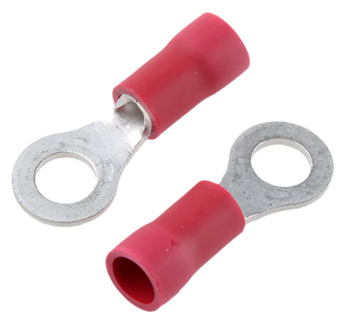 Produktfoto 1 von JST FV Ringkabelschuh, Isoliert 22 AWG, Vinyl, Rot, 16 AWG max.AWG, aussen ø 8 mm, innen ø 4.3 mm, M4