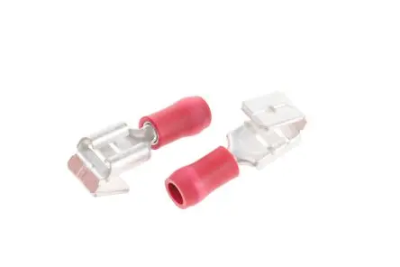 Produktfoto 1 von JST FVDDFM Flachsteckhülse, Rot, Isoliert, 6.3 x 0.8 mm, Buchse, 22 AWG min, 16 AWG