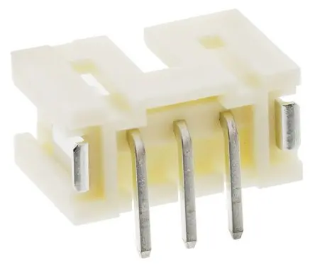 Produktfoto 1 von JST PH Leiterplattenleiste Gerade, 3-polig / 1-reihig, Raster 2 mm Raster Oberfläche, Kabel-Platine, Ummantelt