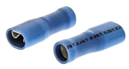 Produktfoto 1 von JST FLVDDF Flachsteckhülse, Blau, Isoliert, 4.75 x 0.8 mm, Buchse, 16 AWG min, 14 AWG