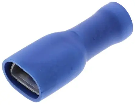 Produktfoto 1 von JST FLVDDF Flachsteckhülse, Blau, Isoliert, 6.35 x 0.8 mm, Buchse, 16 AWG min, 14 AWG