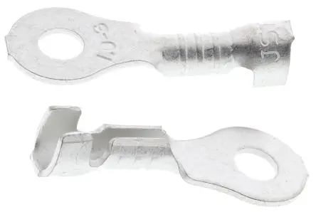 Produktfoto 1 von JST LRB Ringkabelschuh, Unisoliert 20 AWG, Grau, 18 AWG max.AWG, aussen ø 8 mm, innen ø 3.2 mm, M3