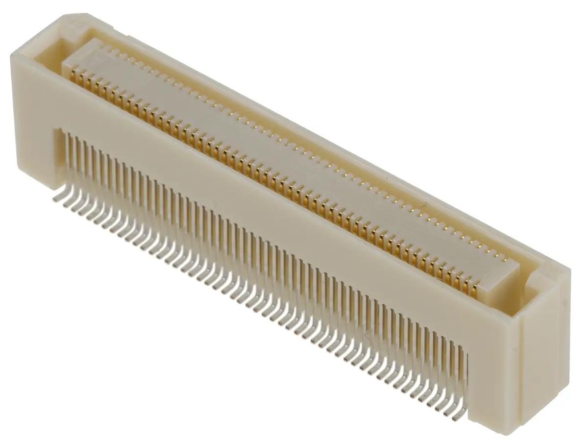 Produktfoto 1 von Hirose FunctionMAX FX8C Leiterplattenbuchse Gerade Oberfläche 100-polig / 2-reihig, Raster 0.6 mm Lot