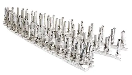 Produktfoto 1 von TE Connectivity MINI-MIC Crimp-Anschlussklemme für Steckergehäuse AMP SUPERSEAL 1.5, Buchse Crimpbefestigung 17 AWG,