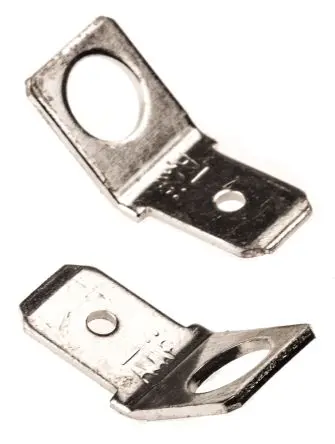 Produktfoto 1 von TE Connectivity FASTON .250 Flachsteckhülse, Schwarz, Unisoliert, 6.35 x 0.81 mm, Stecker