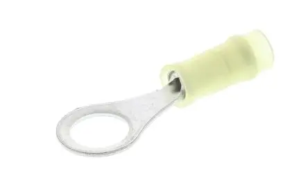 TE Connectivity PIDG Ringkabelschuh, Isoliert 26 AWG, Nylon, Gelb, 22 AWG max.AWG, aussen ø 0.203 mm, innen ø 0.93 mm,