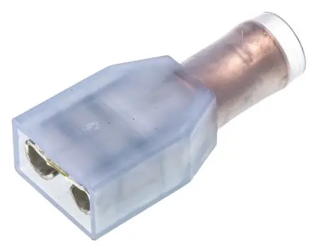 Produktfoto 1 von TE Connectivity PIDG FASTON .250 Flachsteckhülse, Blau, Isoliert, 6.35 x 0.81 mm, Buchse, 17 AWG min, 14 AWG