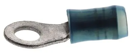 Produktfoto 1 von TE Connectivity PIDG Ringkabelschuh, Isoliert 16 AWG, Nylon, Blau, 14 AWG max.AWG, aussen ø 7.92 mm, innen ø 4 mm, M4