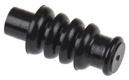 Produktfoto 1 von TE Connectivity Econoseal MKII Kfz-Steckverbinderdichtung, Stecker, Nitrilkautschuk (NBR) Hohlraumstecker, Schwarz, T.