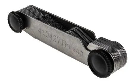 Produktfoto 1 von RS PRO Gewindelehre Zoll 30 Blatt 42 TPI
