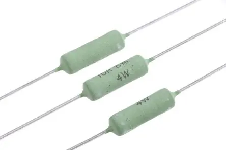Produktfoto 1 von Vishay AC04 Gewickelt Widerstand, Axial 10 Ω 5 % / 4 W