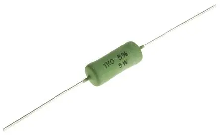 Produktfoto 1 von Vishay AC05 Gewickelt Widerstand, Axial 1 kΩ 5 % / 5 W