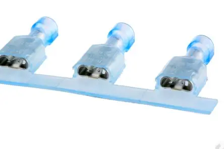 Produktfoto 1 von TE Connectivity Ultra-Fast Plus .250 Flachsteckhülse, Blau, Isoliert, 6.35 x 0.81 mm, Buchse, 16 AWG min, 14 AWG