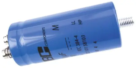 Vishay 101 PHR-ST Schraubanschlussklemme Kondensator 10000 μF ±20 % / 63V dc, Ø 35 mm x 80 mm x 80 mm, 85 °C