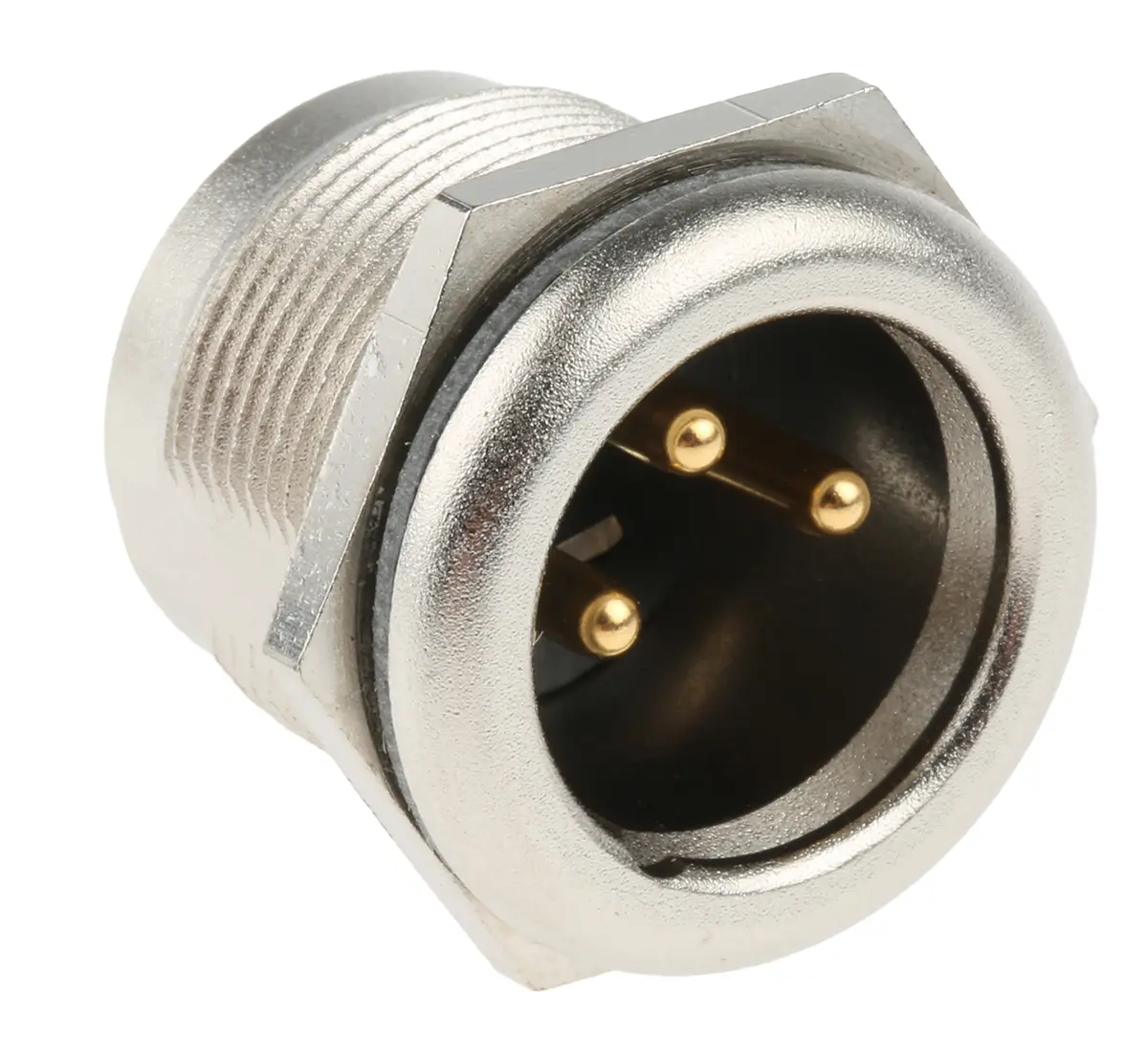 Produktfoto 1 von Neutrik Gerade 3-polig Panel Stecker Gold über Nickel XLR-Steckverbinder, 50 V
