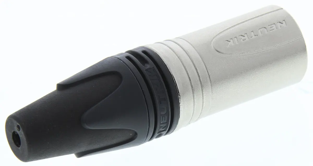Produktfoto 1 von Neutrik Gerade 3-polig Kabel Stecker Silber XLR-Steckverbinder, 50 V