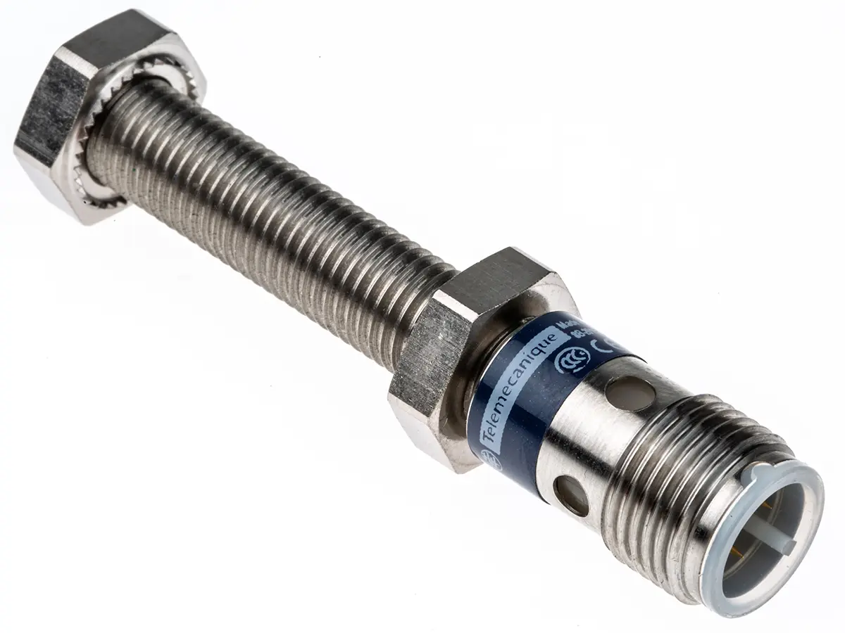 Telemecanique Sensors OsiSense XS M8 Näherungssensor Induktiv, Gewinderohr 2,5 mm PNP 12 → 48 Vdc / 200 mA NC,