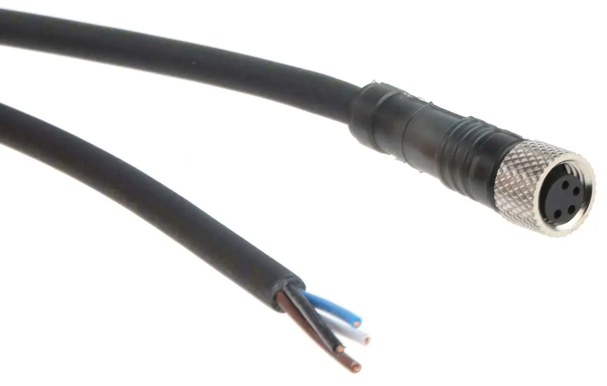 Produktfoto 1 von Telemecanique XZCP, 4-polig Sensor-Betätigungselementkabel, M8-Stecker Buchse, Länge 5 m