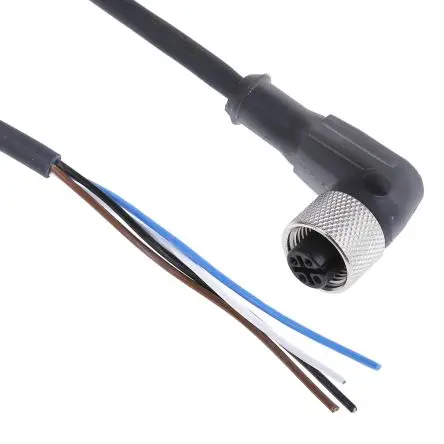Produktfoto 1 von Telemecanique General Purpose, 4-polig Sensor-Betätigungselementkabel, Rechtwinklig Buchse / Freies Ende Nicht