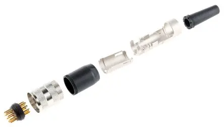 Produktfoto 1 von Amphenol Industrial signalmate C091 M16 DIN-Stecker Gerade 12-polig, 150.0V 3A IP40 Kabel, Schrauben