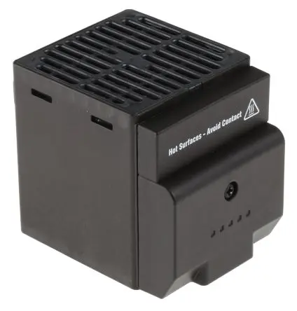 Produktfoto 1 von STEGO Schaltschrank-Heizung, 150W, 150W, 13.8 m³/h, 50 °C, 230V ac, B 65mm, T. 87 mm
