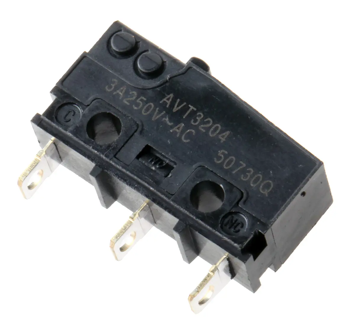Produktfoto 1 von Panasonic Mikroschalter Stiftstößel-Betätiger Lot, 1-poliger Wechsler, 250 V ac, 3A 0.98N -25 °C - 85 °C