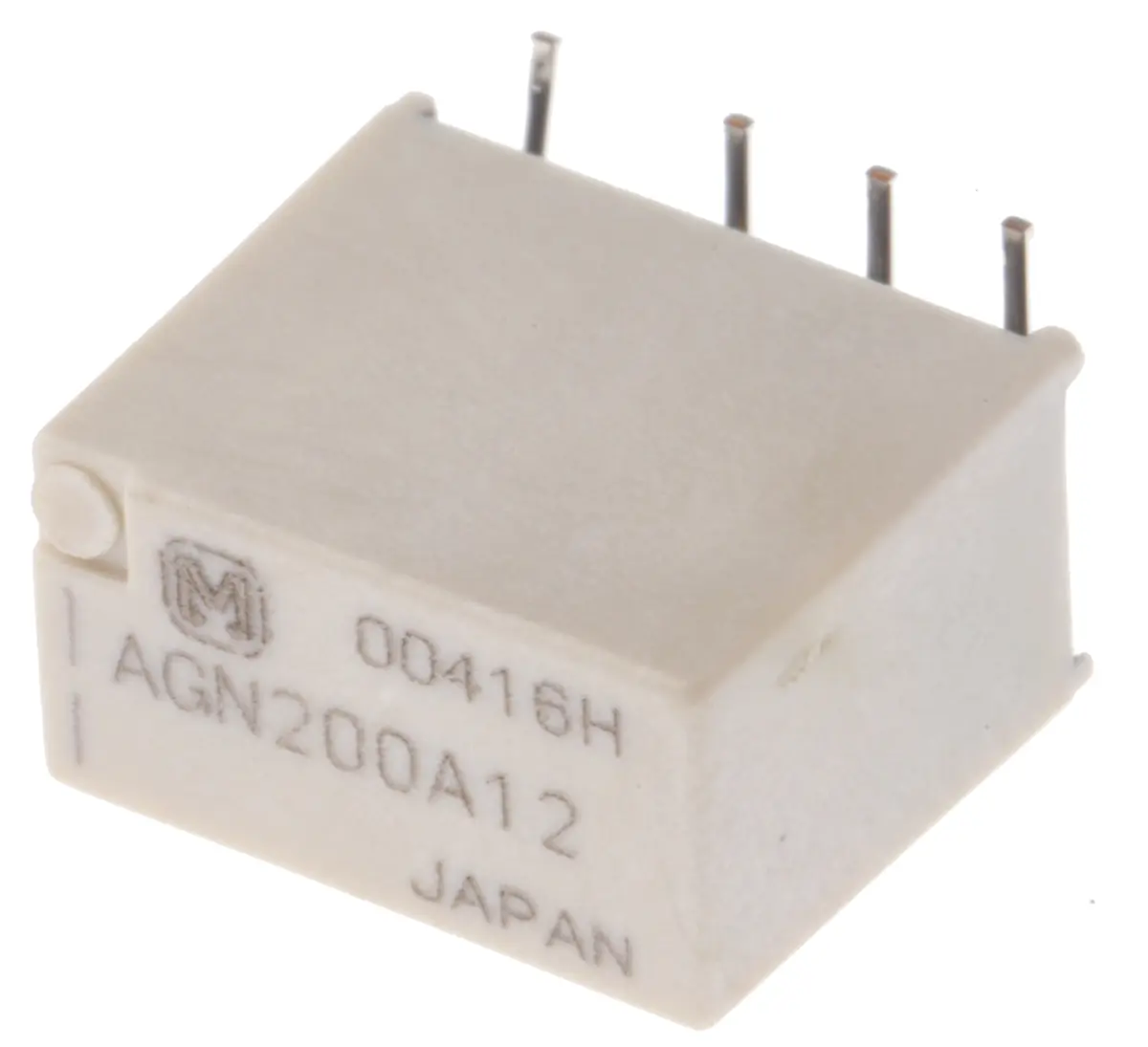 Produktfoto 1 von Panasonic FTR-B3 Signalrelais Oberfläche, 12V dc Spule, 2-poliger Umschalter, max. 1A, 125V ac / 110V dc,