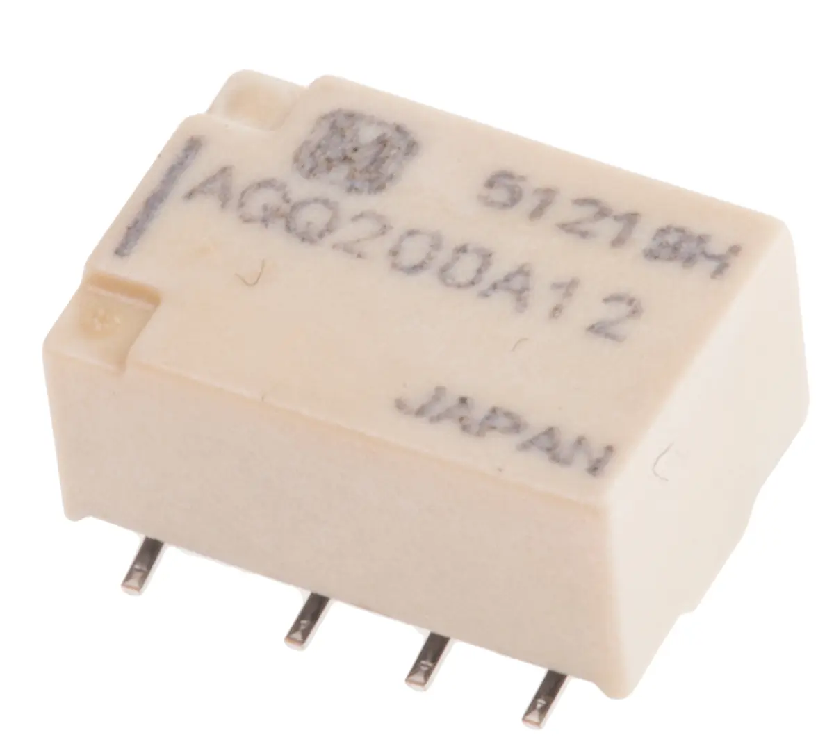 Produktfoto 1 von Panasonic FTR-B4 Signalrelais Oberfläche, 12V dc Spule, 2-poliger Umschalter, max. 1A, 125V ac / 110V dc,