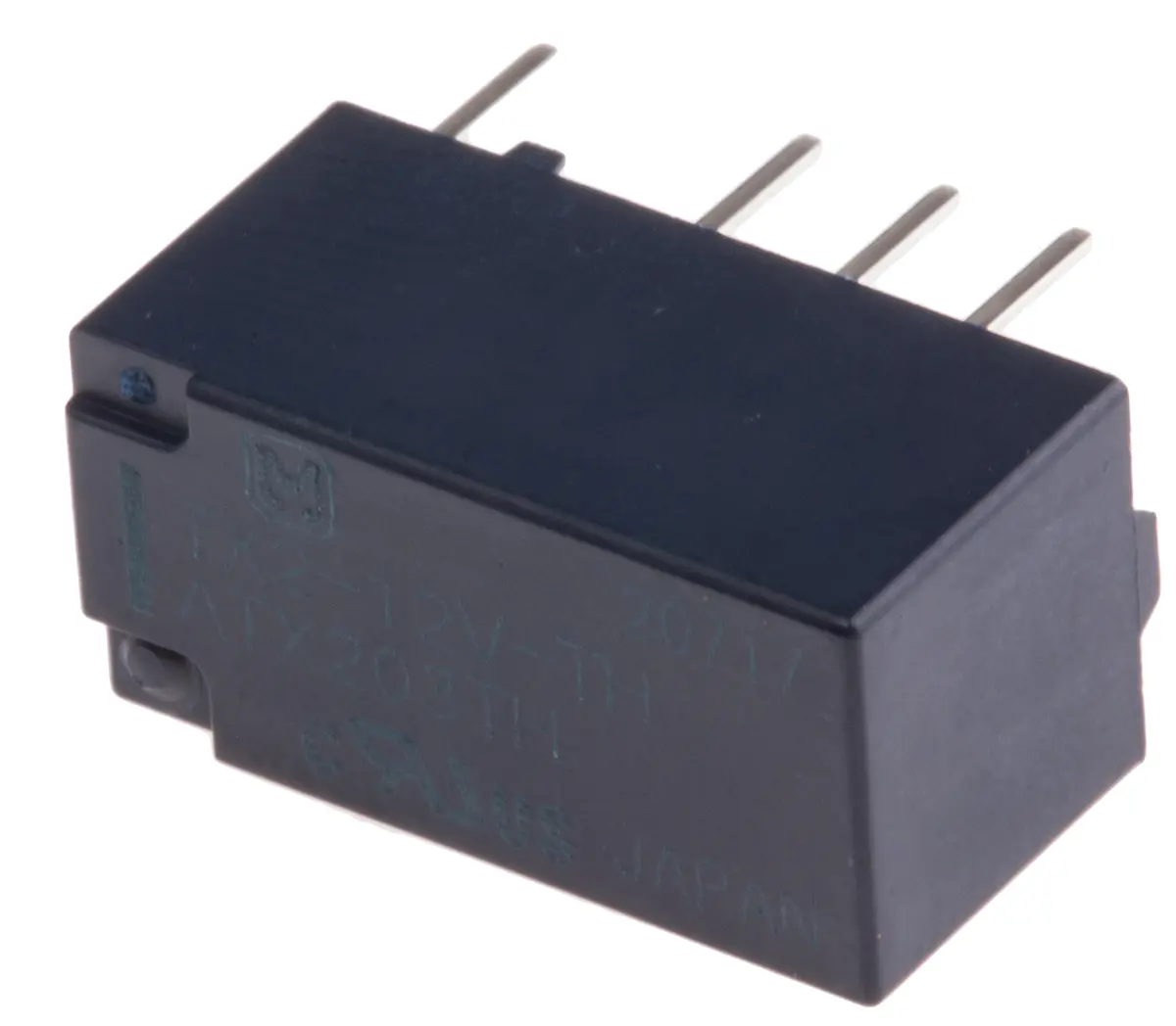 Produktfoto 1 von Panasonic G6S Signalrelais Oberfläche, 12V dc Spule, 2-poliger Umschalter, max. 2A, 220V ac / 220V dc,