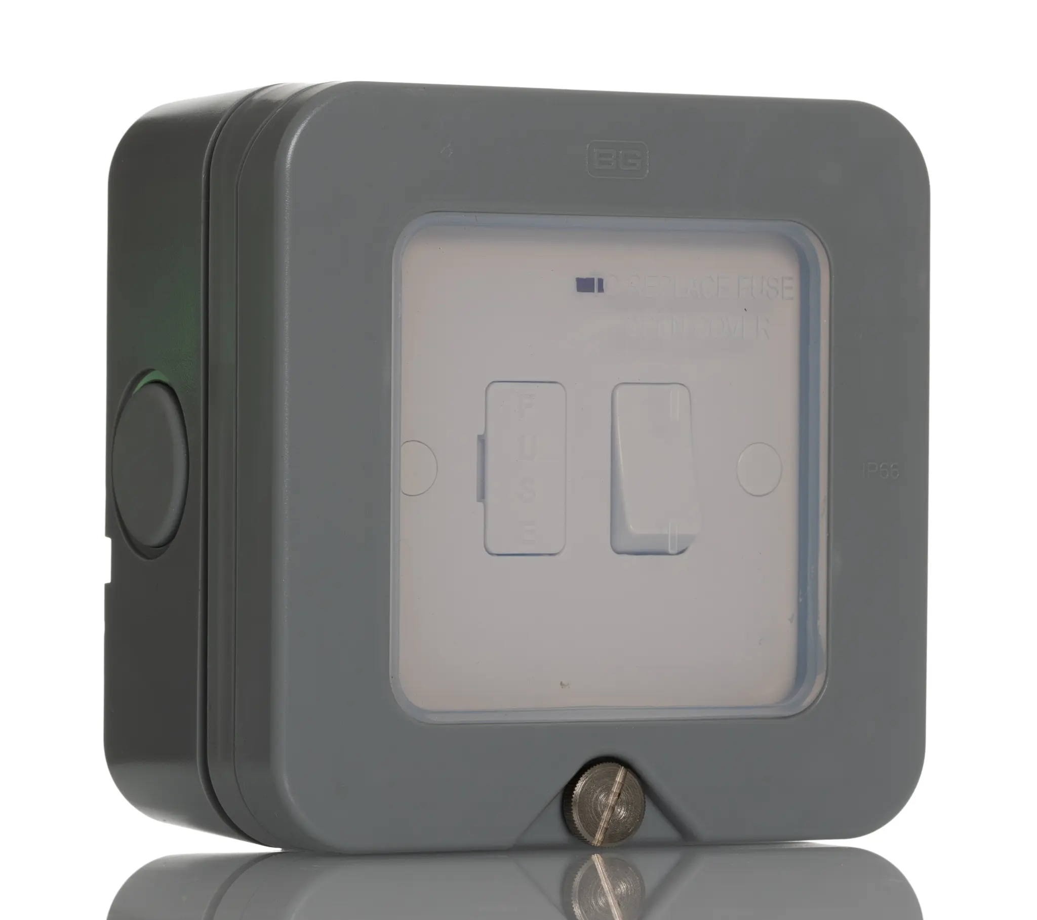 Produktfoto 1 von BG Electrical Gesicherte Abzweigdose 1 Ausbrüche Geschaltet IP66 240 V 13 A