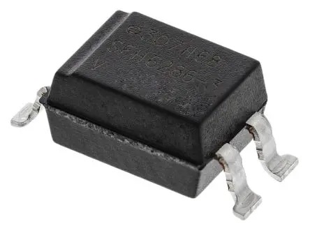 Produktfoto 1 von Vishay SFH Oberfläche 1 Optokoppler AC-In, 4-Pin SMD, Isolation 5300 V ac
