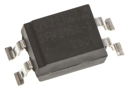 Produktfoto 1 von Vishay SFH Oberfläche 1 Optokoppler DC-In, 4-Pin SMD, Isolation 5.3 kVrms