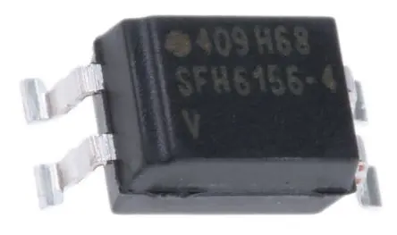 Produktfoto 1 von Vishay SFH Oberfläche 1 Optokoppler DC-In, 4-Pin SMD, Isolation 5300 V ac