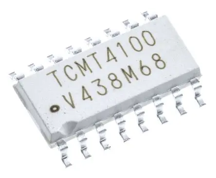 Produktfoto 1 von Vishay TCMT Oberfläche 4 Optokoppler DC-In, 16-Pin Mini-Flat, Isolation 3.75 kVrms
