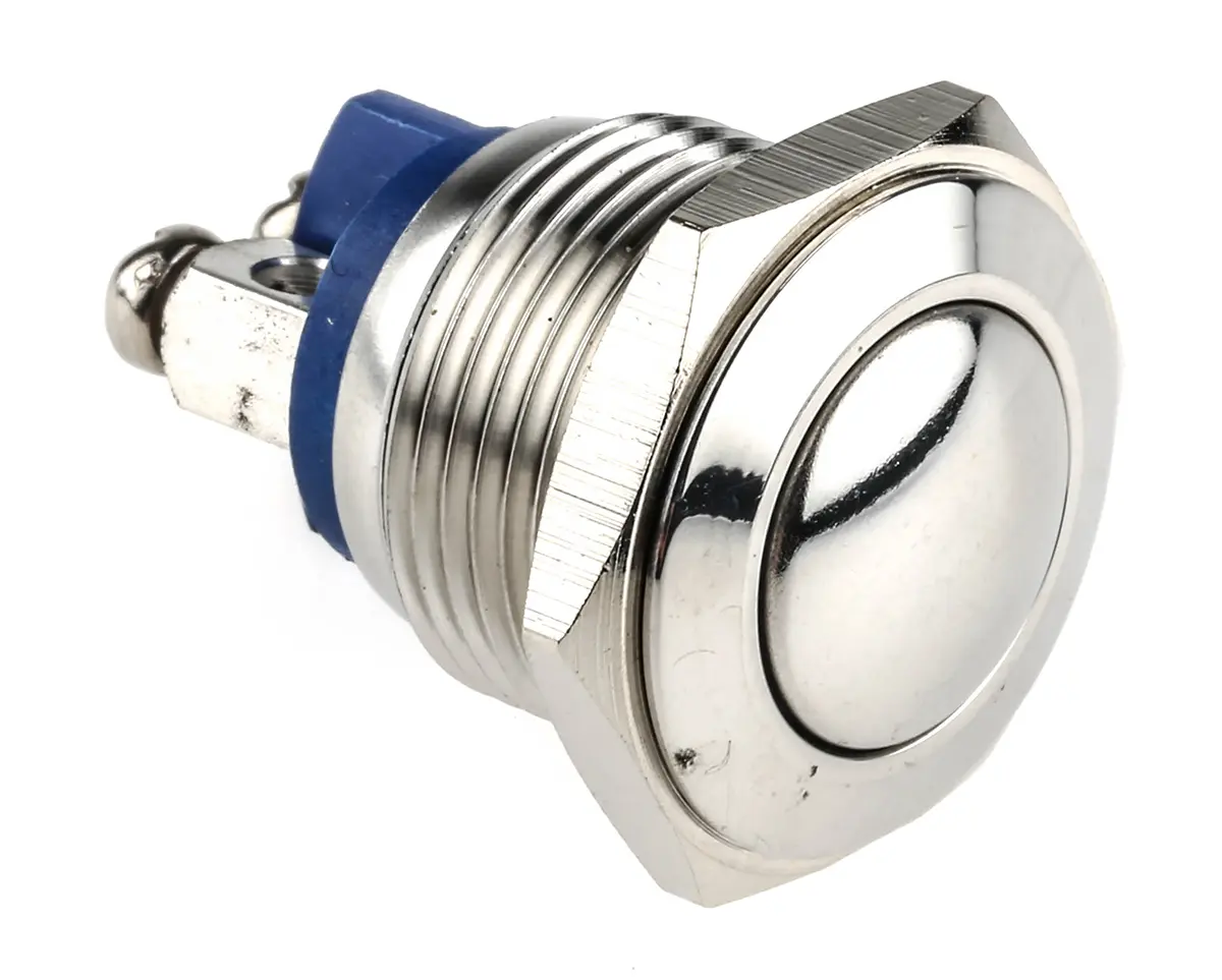 Produktfoto 1 von EOZ R Druckschalter Tastend Panel Ø 16.2 mm, SPST / 2 A 48 V dc 250 V ac, IP65