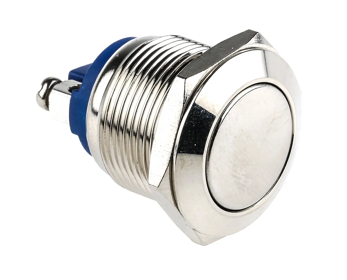 Produktfoto 1 von EOZ R Druckschalter Tastend Panel Ø 19.2 mm, SPST / 2 A 48 V dc 250 V ac, IP65