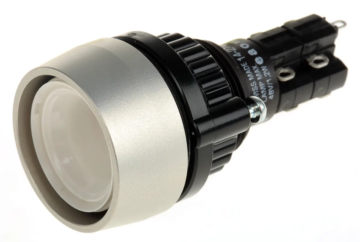 Produktfoto 1 von EAO 14 Druckschalter Beleuchtet Rastend Panel Ø 22.5 mm, 2-poliger Umschalter / 2 A 24 V dc 250 V ac, IP40