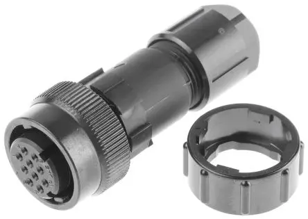 Produktfoto 1 von JAE JN2 20 mm 22 mm Rundsteckverbinder Stecker 10-polig Buchse 3A Kabel IP67