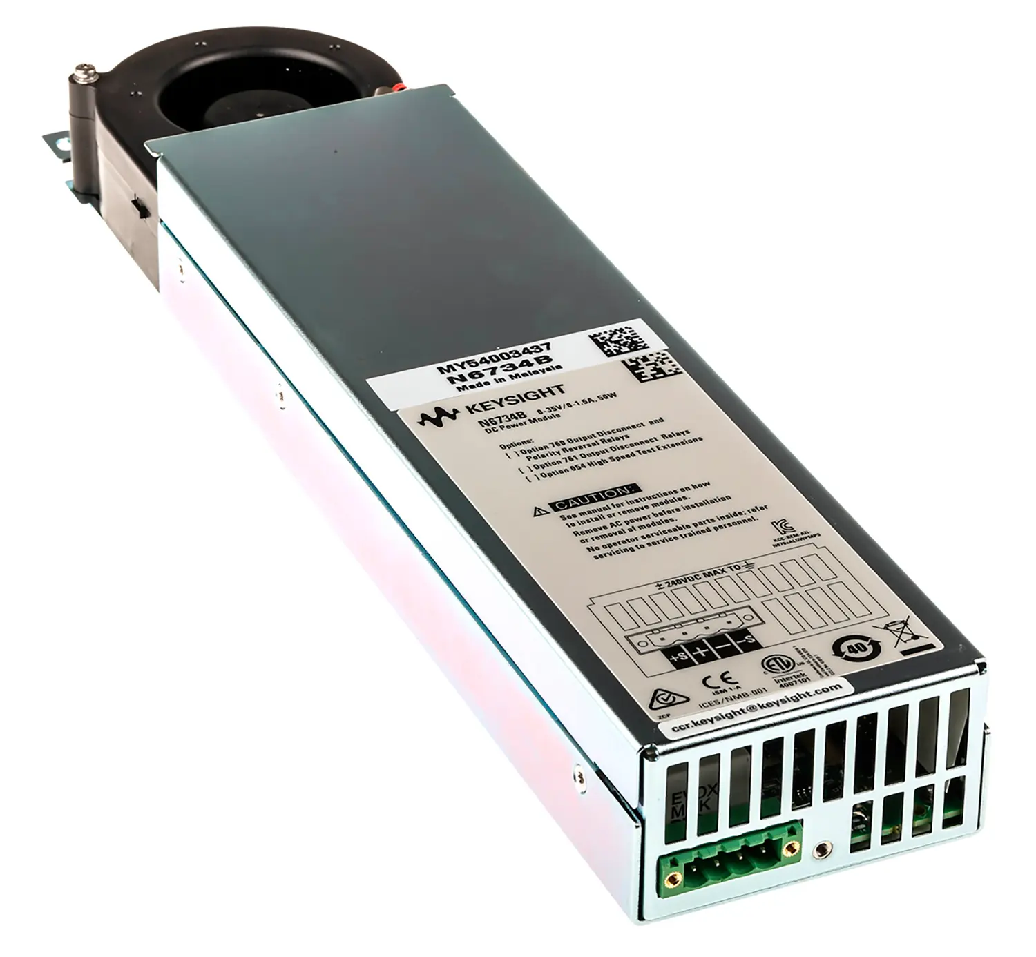 Produktfoto 1 von Keysight Technologies N6734B Digital Labornetzgerät 50W, 0 → 35V / 1.5A