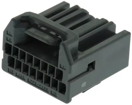 Produktfoto 1 von JAE MX34 Kfz-Steckverbinder, Kabel, Buchsengehäuse, Crimpbefestigung, Buchse, 16-polig, Grau / 2-reihig