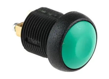 Produktfoto 1 von APEM IR Druckschalter Tastend Panel Ø 16 mm, SPST / 4A 48 V dc 250 V ac, IP67
