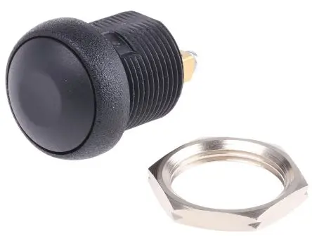 Produktfoto 1 von APEM IR Druckschalter Tastend Panel Ø 16 mm, SPST / 4A 48 V dc 250 V ac, IP67