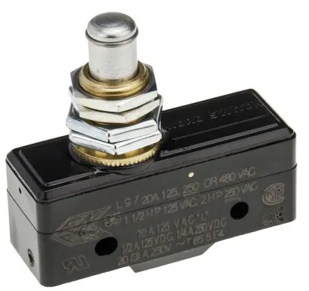 Produktfoto 1 von Honeywell BA Mikroschalter, Stößel 1-poliger Umschalter, Kunststoff 250V