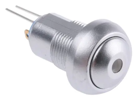 Produktfoto 1 von APEM IP Druckschalter Grün Beleuchtet Rastend Panel Ø 12.9 mm, SPST / 5A 24 V dc 125 V ac, IP67