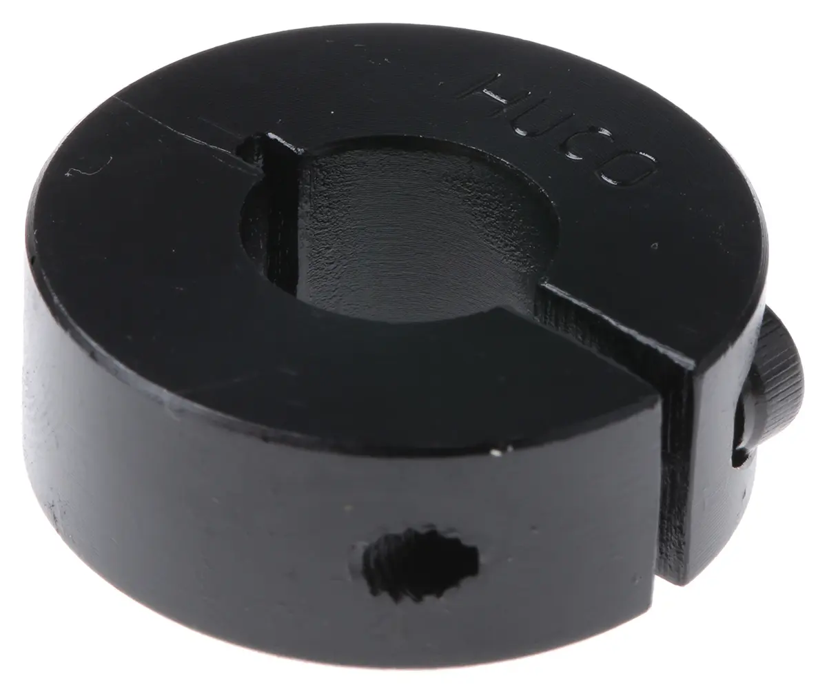 Produktfoto 1 von Huco Stahl Wellenmanschette Einteilig, mit Spannschraube 24 mm Außen-ø  x 9 mm