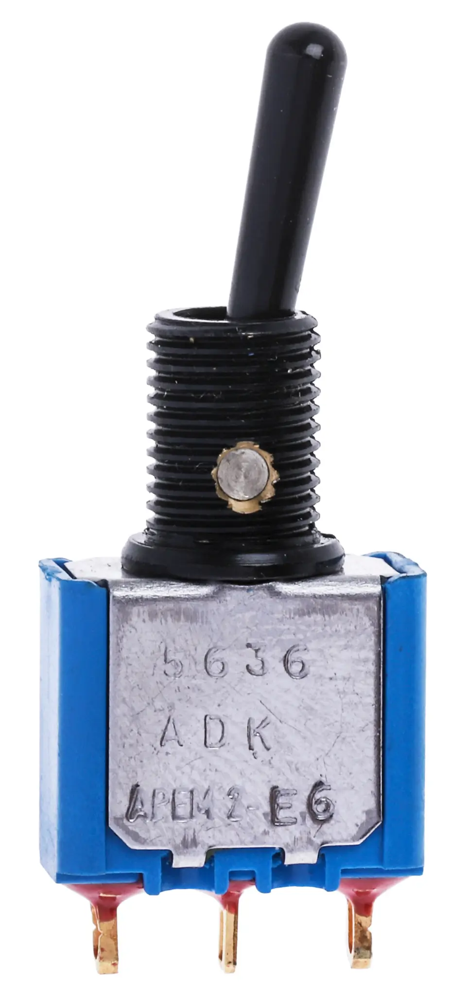 Produktfoto 1 von APEM Panel Kippschalter 1-poliger Umschalter, Ein-Ein, 24 V dc, 250 V ac, 4A, Lötöse