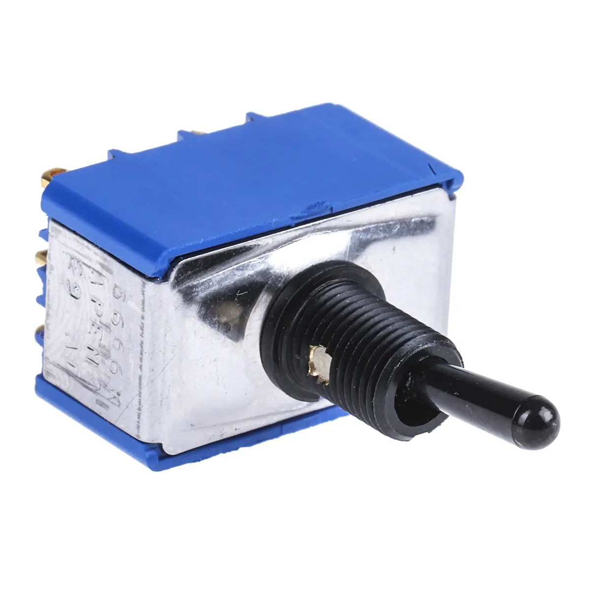 Produktfoto 1 von APEM Panel Kippschalter 4-poliger Schließer, Ein-Ein, 24 V dc, 250 V ac, 4A, Lötöse