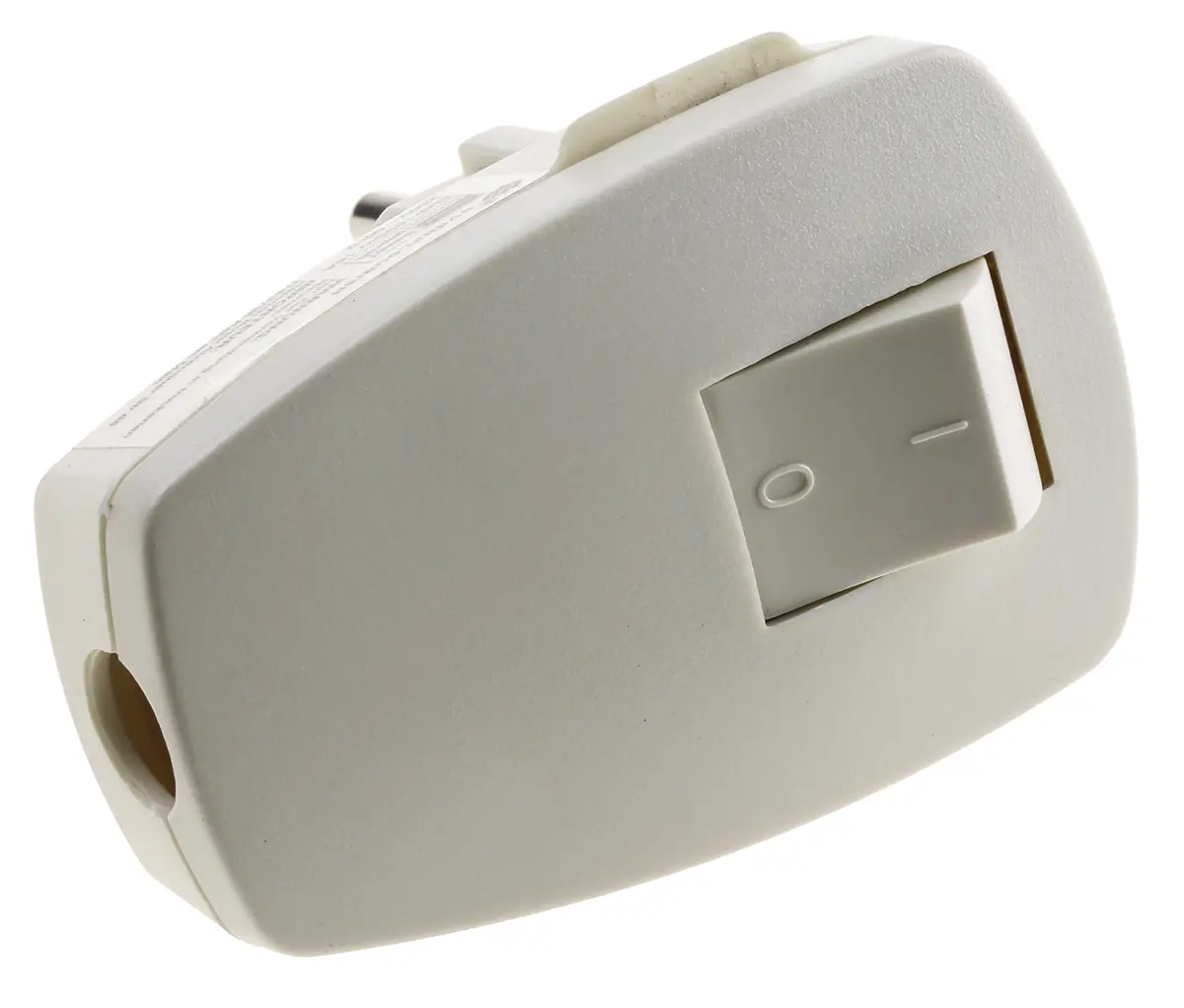 Produktfoto 1 von Kopp Netzsteckverbinder Weiß 2P, 250V, Kabel Gerade IP20 16A