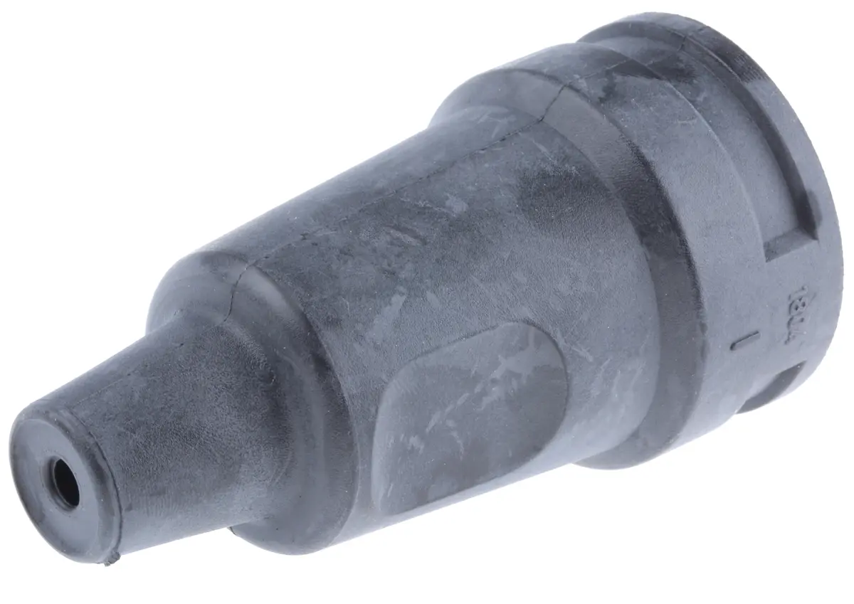 Produktfoto 1 von Kopp Netzsteckverbinder Schwarz, 250V / 16A, Kabel IP20, IP44
